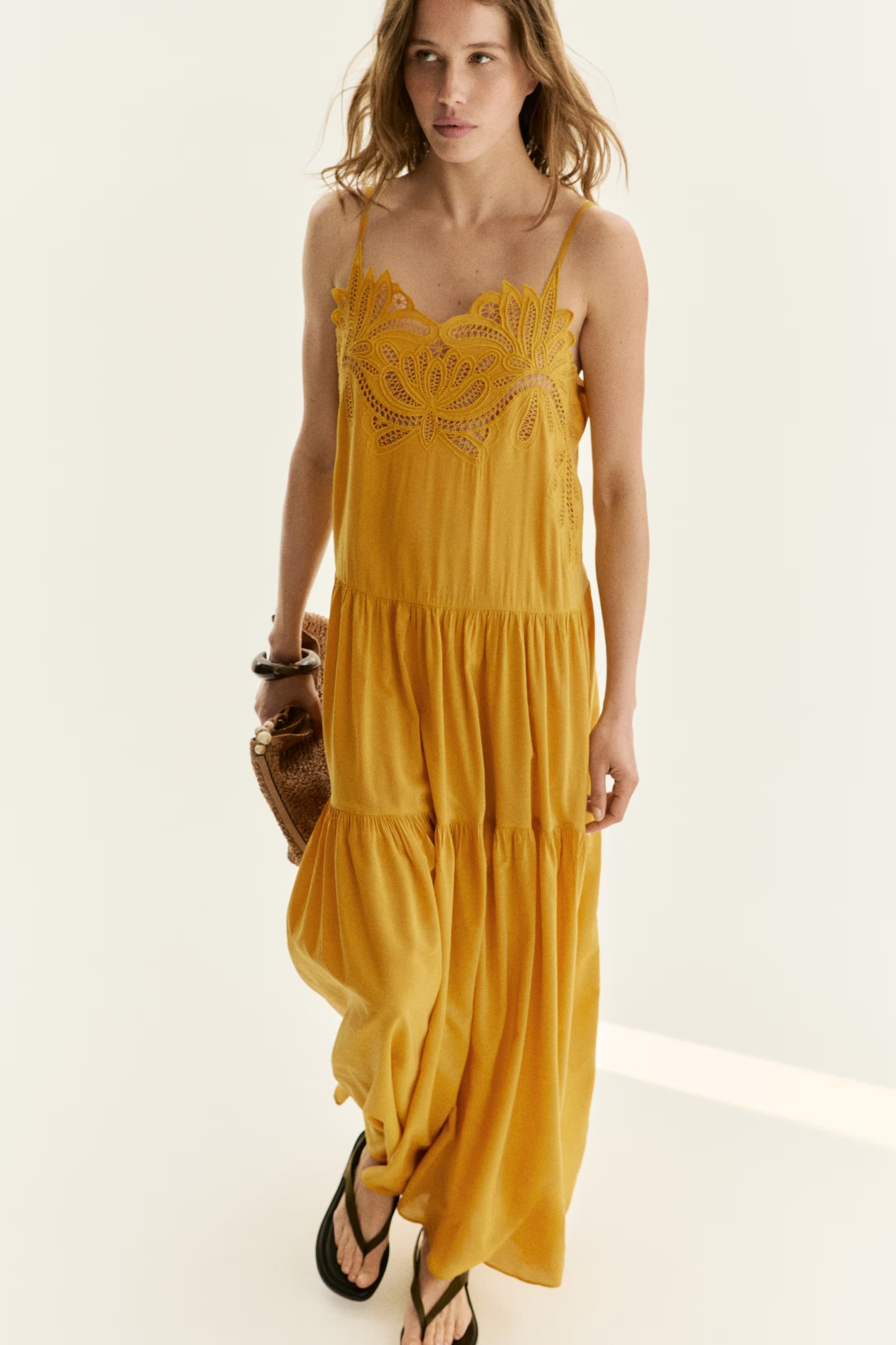 Broderie Maxi Dress